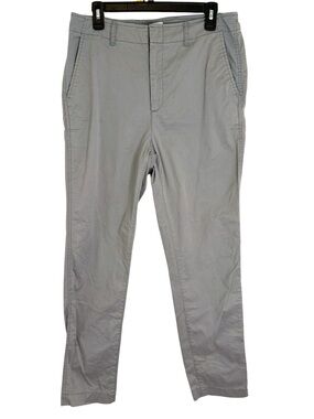 3/$20 GAP Downtown Khaki Gray Chino Pants Size 10 Tall
